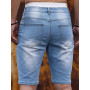 Oanviso Jeans Shorts Homme Pantalon Court en Denim Slim | Été, Bermuda Court, élastique, à Poches, Jogging, Mode, Casual, Street