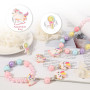 Hifot Licorne Sac a Main Bijoux Enfants Fille, Unicorn Collier Bracelet Boucle d'oreille Bagues kit Bijoux pour Cadeau Anniversa