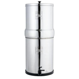 British Berkefeld Système de filtration par gravité Ultra Sterasyl 8.5 L | Comprend 2 cartouches Ultra Sterasyl, en acier inoxyd