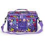 LEGAMI - Sac Isotherme Porte-Repas, Thème Flowers, Sac Repas Isolé, Grande Capacité 7,7 Litres, Bandoulière Réglable, 28 x 17 x 