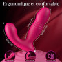 Vibromasseurs Feminin Clitoridien va et vient Succion & Vibration Sex Toys | 10 Modes Poussées & 10 Suceurs Modes Silencieux God