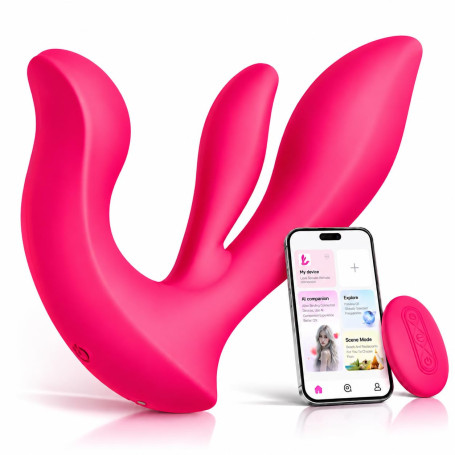 FuzzyFlavor Vibromasseurs Feminins Clitoridiens a Porter avec 9 Modes, Gode Femme Sex Toys Oscillation 360° du Point G, Sexes To