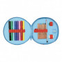 Pochette crayons Cleo & Cuquin Good Night Rond Bleu (18 Pièces) 22,99 €
