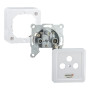3x PremiumX PX3 Prise d'antenne, prise à 3 voies Prise d'antenne, prise de ligne simple et de dérivation, montage en surface, en
