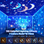 Projecteur Ciel Etoile 19 Films, Jouet Enfant Cadeau Bébé 4 5 6 7 8 ans | 15 Musicale Veilleuse Bébé,360°Rotation Telecommandé V