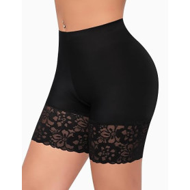 YARRCO Short Anti Frottement Cuisse Femme Dentelle sous Robe Legging Courts Cycliste Boxer Panty Culottes Taille Haute sans Cout