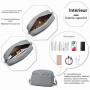 Miss Lulu Sac à bandoulière pour femme, petite fille, sac à main en cuir, sacs d'épaule imperméable, avec bandoulière réglable