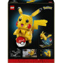 LEGO Pokémon Pikachu et Poké Ball 72152 | Set pour adulte, maquette de figurine anime articulée, présentoir dynamique, déco de c