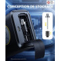 Fanttik X9 Pro Gonfleur de Pneu Portable, Pompe à vélo électrique à gonflage Rapide 27s avec manomètre numérique de Pression des