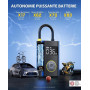 Fanttik X9 Pro Gonfleur de Pneu Portable, Pompe à vélo électrique à gonflage Rapide 27s avec manomètre numérique de Pression des