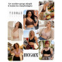 HOWIN Soutien Gorge sans Armature Push Up Brassiere Femme Grande Taille | Confort, Full Cup, Gel, Forte Poitrine, Rembourré, Cla