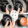 6 Pièces Bobine Fil Coupe Bordure Compatible avec Black et Decker,Ø1,65mm avec 10m Fil Coupe Bordure,Contient 6 Bobines de Coupe