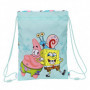 Sac à dos serré par des ficelles Spongebob Stay positive Bleu Blanc (26 x 34 x 1 25,99 €