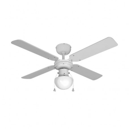 Ventilateur de Plafond avec Lumière EDM Caribe Blanc 50 W 169,99 €