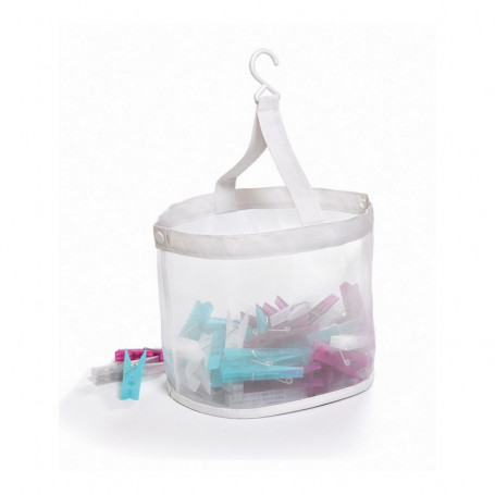Panier pour pinces à linge Domopak Living Pinces à linge Transparent Plastique ( 27,99 €