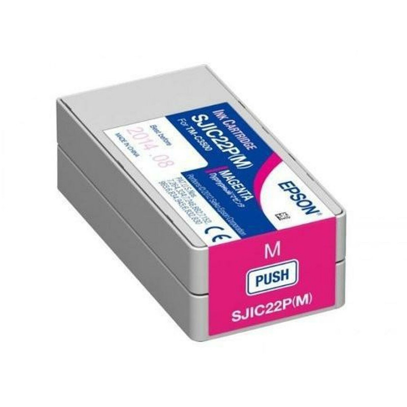 Epson SJIC22P(M): Cartouche d'encre pour ColorWorks C3500 (Magenta)