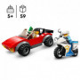 LEGO City 60392 La Course-Poursuite de la Moto de Police. Jouet Voiture de Cours 24,99 €