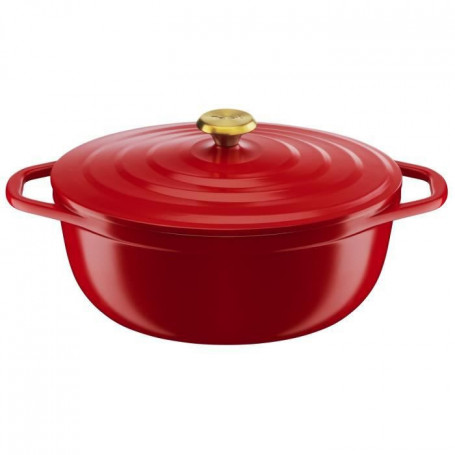 TEFAL E2548904 Air cocotte légere ovale 30x23 cm. fonte d'aluminium rouge. tous 109,99 €