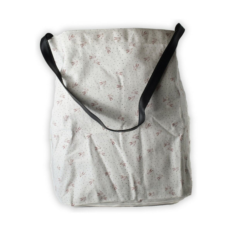 Sac-à-Main Femme Camaieu ASACUBE-TE-AC0 Blanc (40 x 30 x 20 cm)