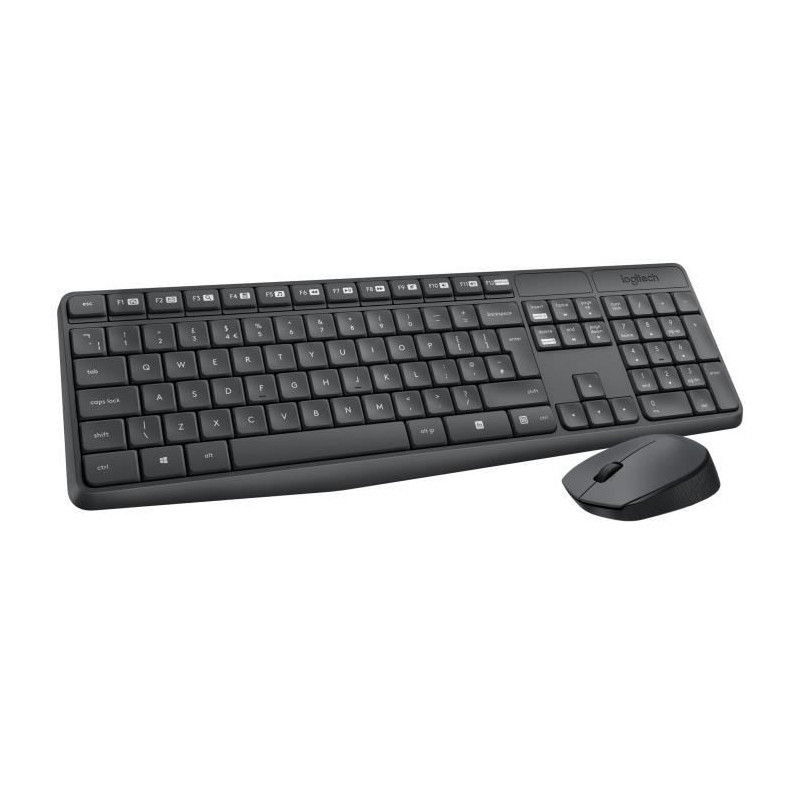 Image secondaire de Ensemble Clavier Souris - Sans fil - Logitech - MK235 - Azerty