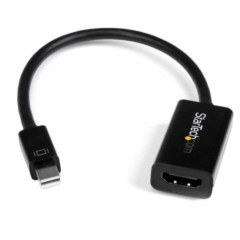 Startech.com Adaptateur actif Mini DisplayPort 1.2 vers HDMI 4K pour Utrabook / PC portable compatible Mini DP - M/F - Noir