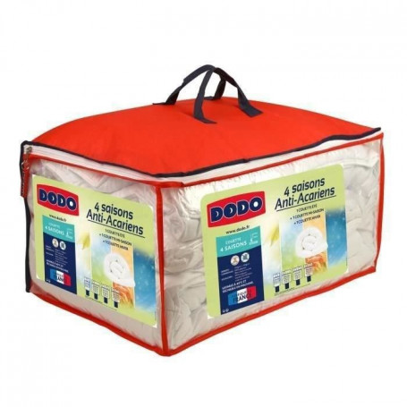 DODO Couette 4 saisons anti-acariens - 140 x 200 cm - Blanc 152,99 €