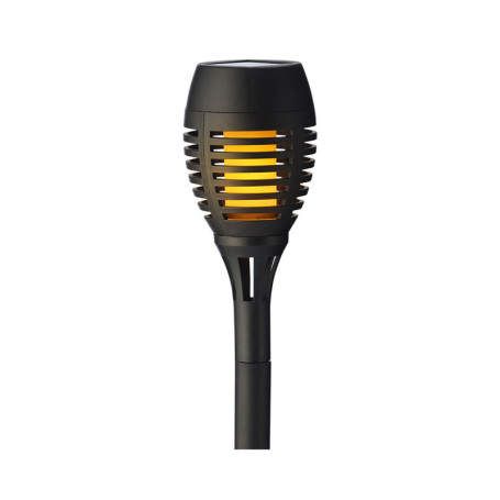 Torche de Jardin Lumineo Solaire Noir (7,5 x 27 cm) (4 Unités) 34,99 €