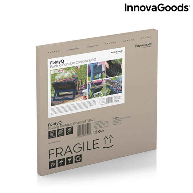 Image secondaire de Barbecue Pliable Portatif à Charbon FoldyQ InnovaGoods
