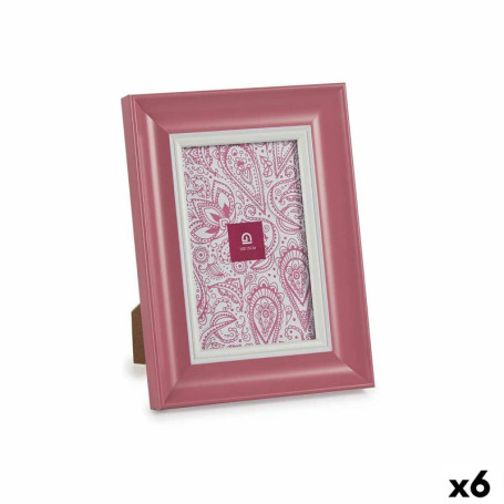 Cadre photo Verre Rose Plastique (6 Unités) (2 x 21 x 16 cm) 31,99 €