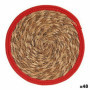 Dessous de plat Naturel Rouge Fibre naturelle (30 x 1 x 30 cm) (48 Unité 179,99 €