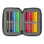 Trousse Scolaire avec Accessoires Paul Frank Campers Noir (12.5 x 19.5 x 36,99 €