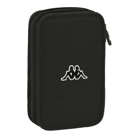 Trousse Scolaire avec Accessoires Kappa Black Noir (12.5 x 19.5 x 4 cm) 36,99 €
