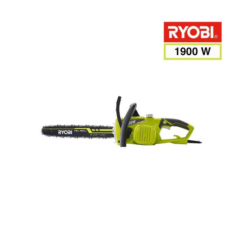 Tronçonneuse électrique 1900W Ryobi RCS1935B2C - Guide 35 cm + 2 chaines